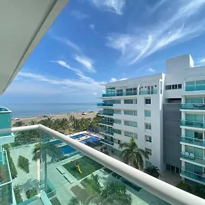  Apartamento Con Linda Vista Al Mar Primera Linea Colombia